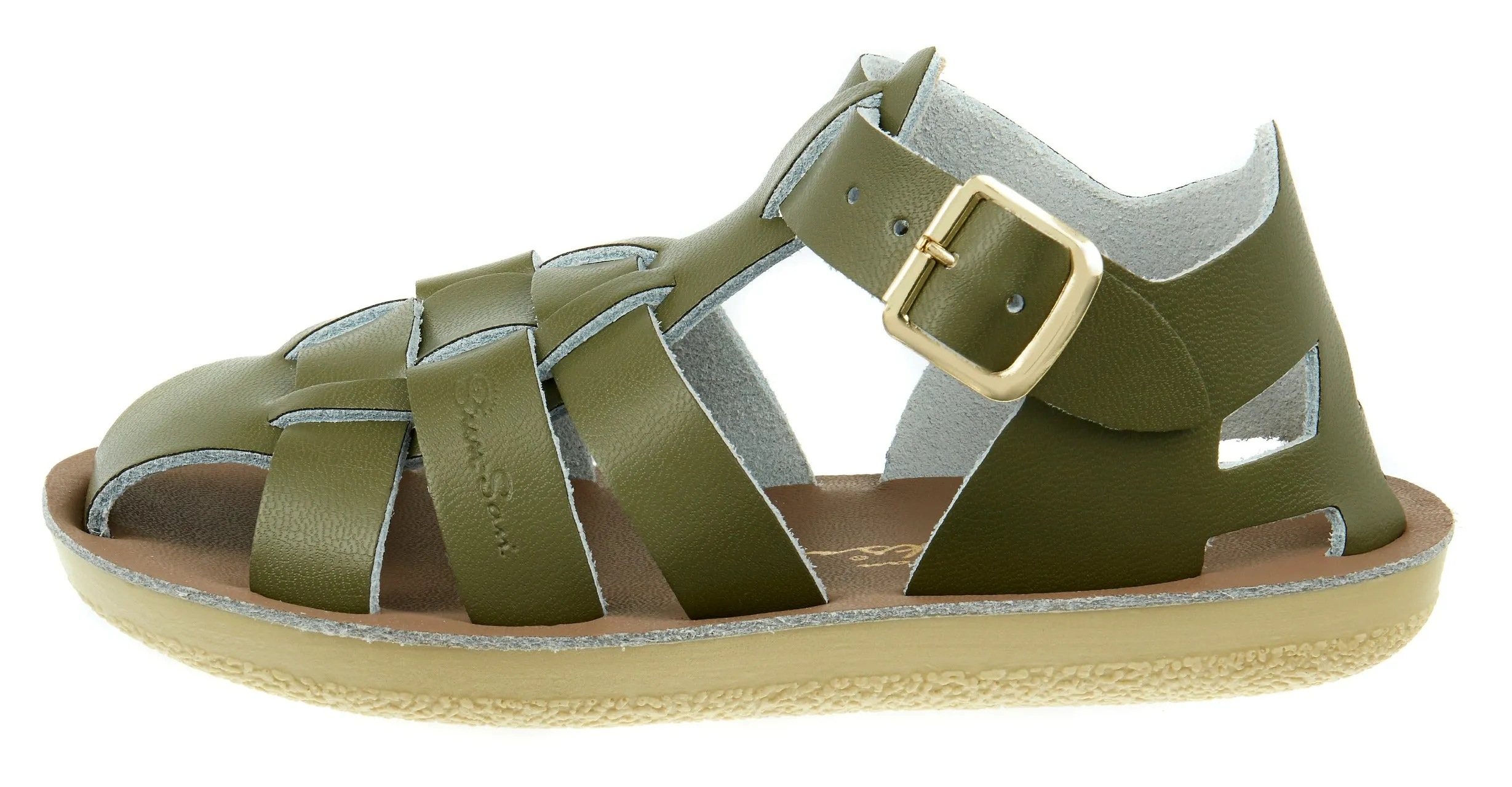 (4416) Salt-Water Sandal Shark - OLIVE