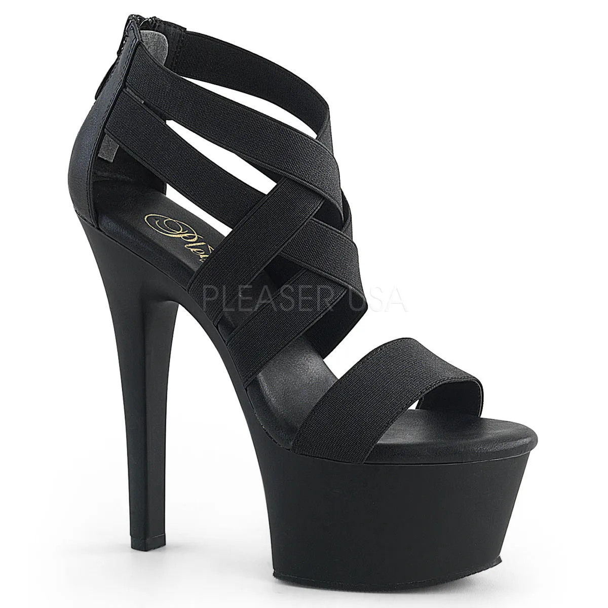 6 Inch Heel ASPIRE-669 Black