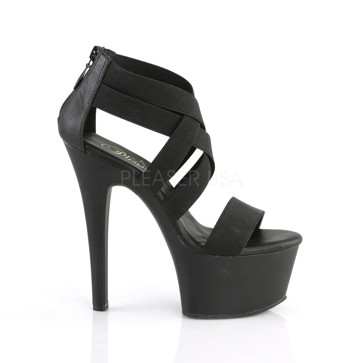 6 Inch Heel ASPIRE-669 Black