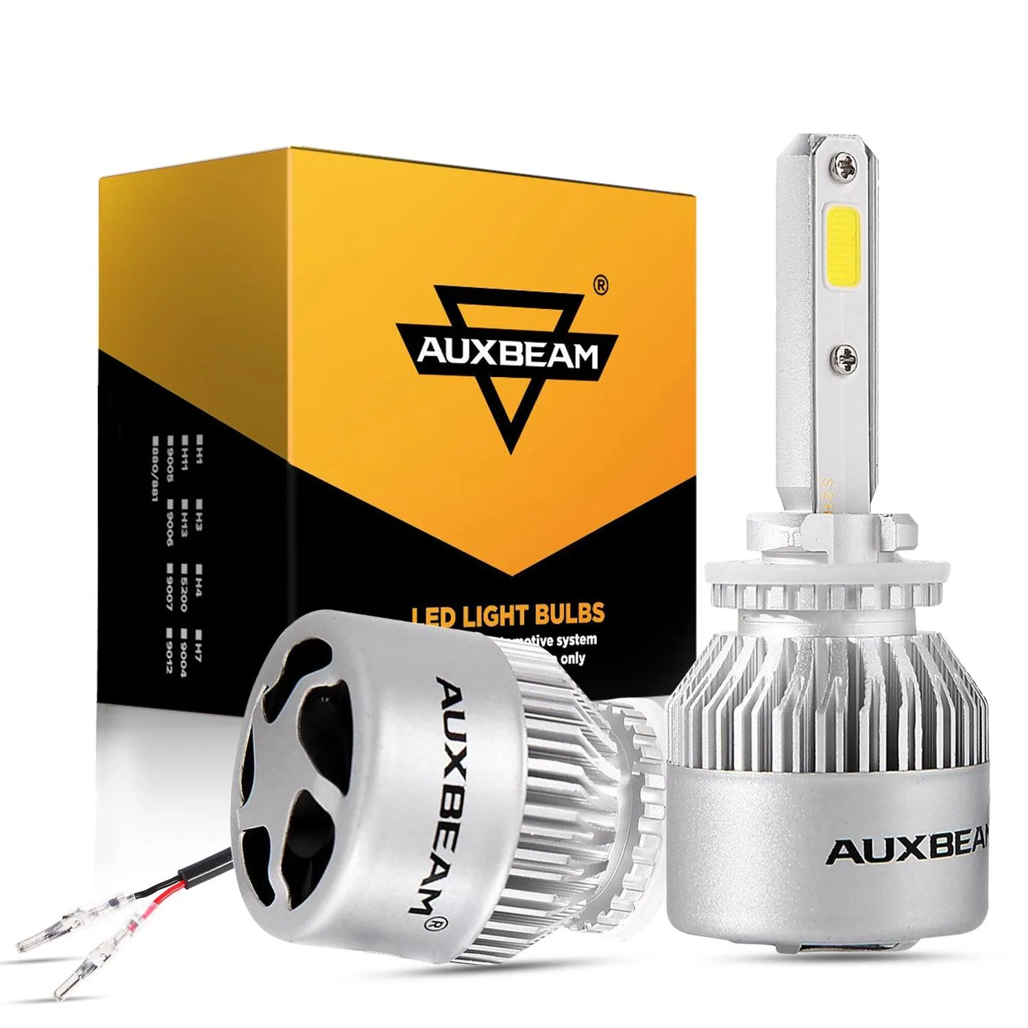 880/881 LED Headlight Bulbs 72W 8000ML S2 Series Super Brightes COB 6500K Cool White | 2 Bulbs