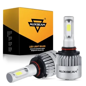 9005 LED Headlight Bulbs 72W 8000LM S2 Series Super Brightest COB 6500K Cool White | 2 Bulbs