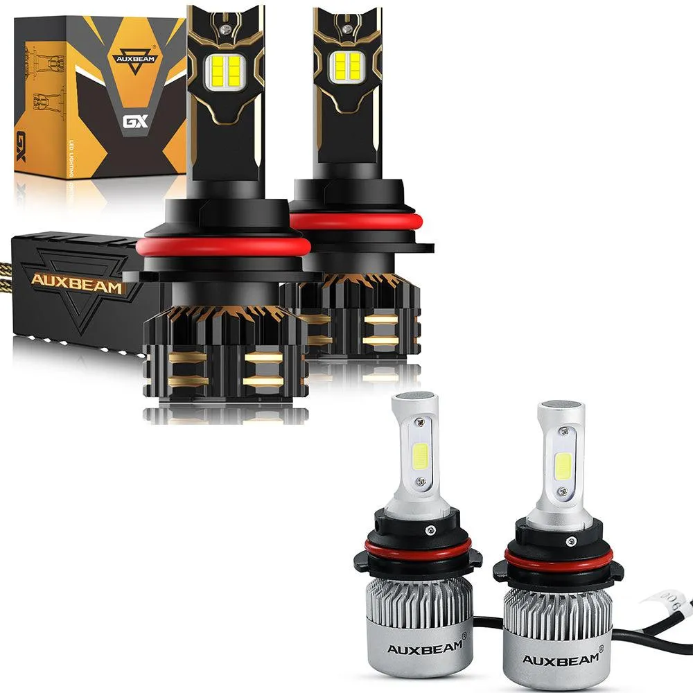 9007/HB5 LED Headlight Bulbs 120W 25000LM GX Series Brightest 6500K Cool White | 2 Bulbs