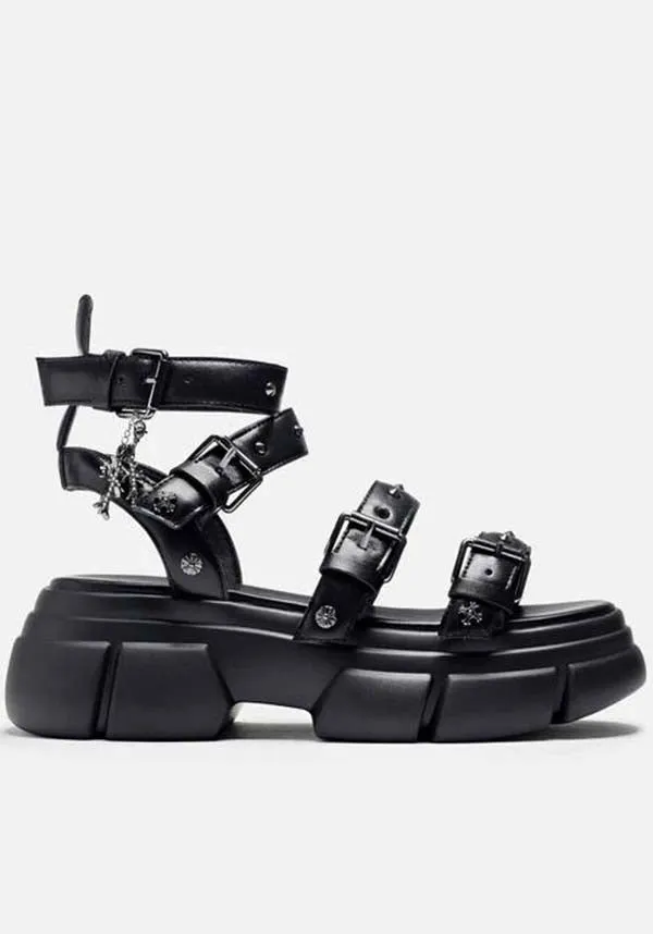 A Raining Vengeance Charm | PLATFORM SANDALS