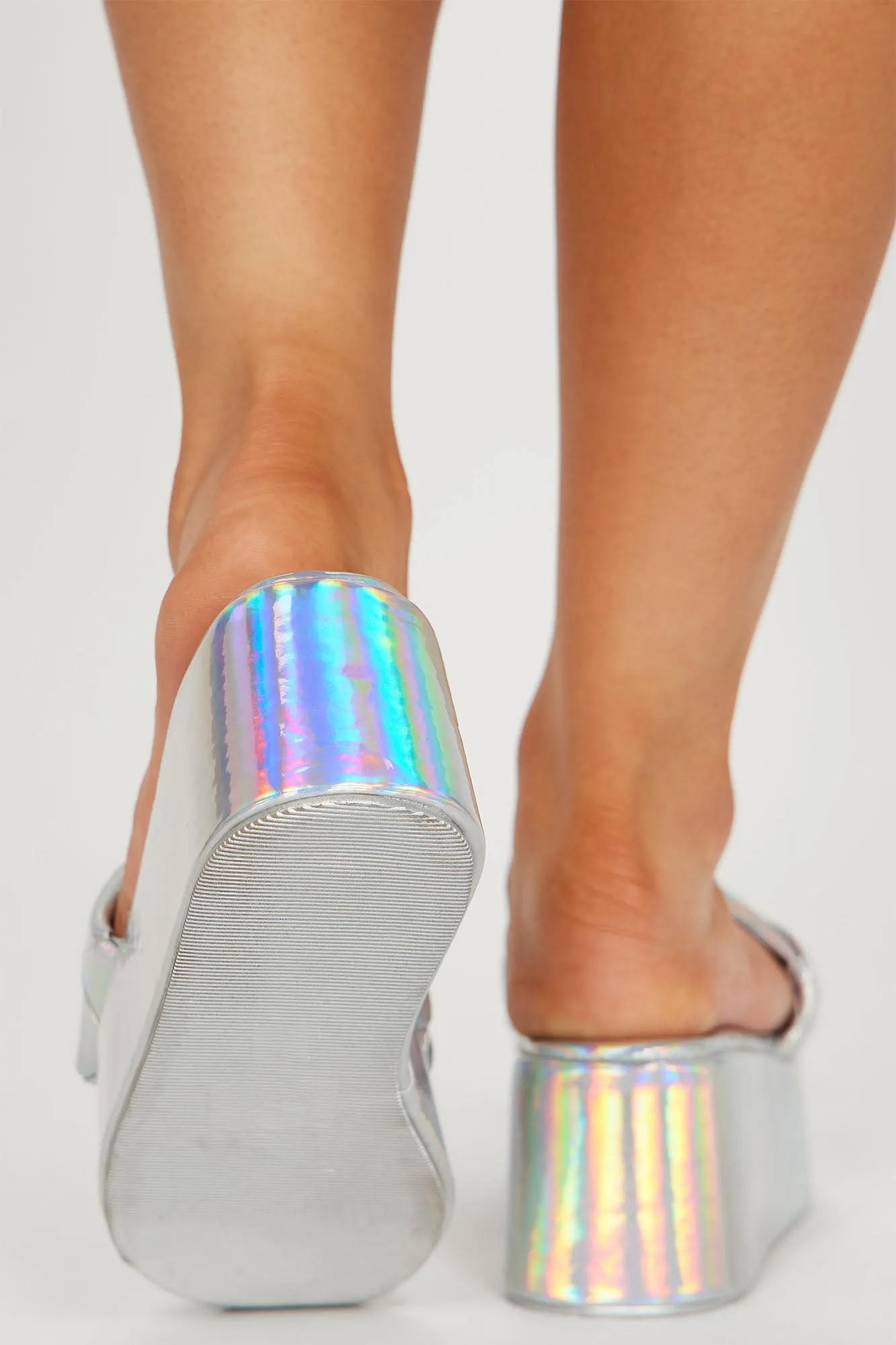 Anona Platform Sandals - Iridescent