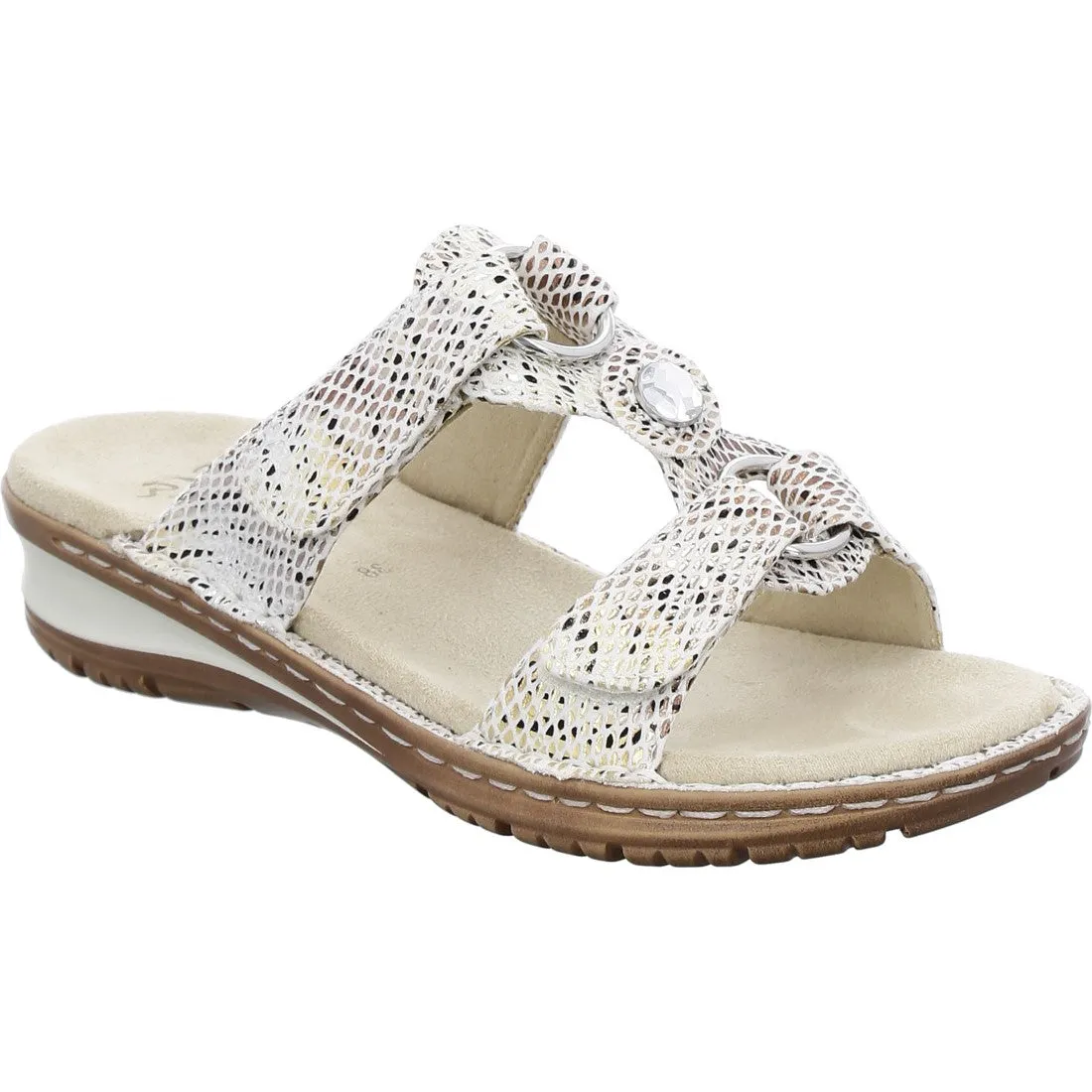 Ara Hawaii Adjustable Strap Backless Sandal