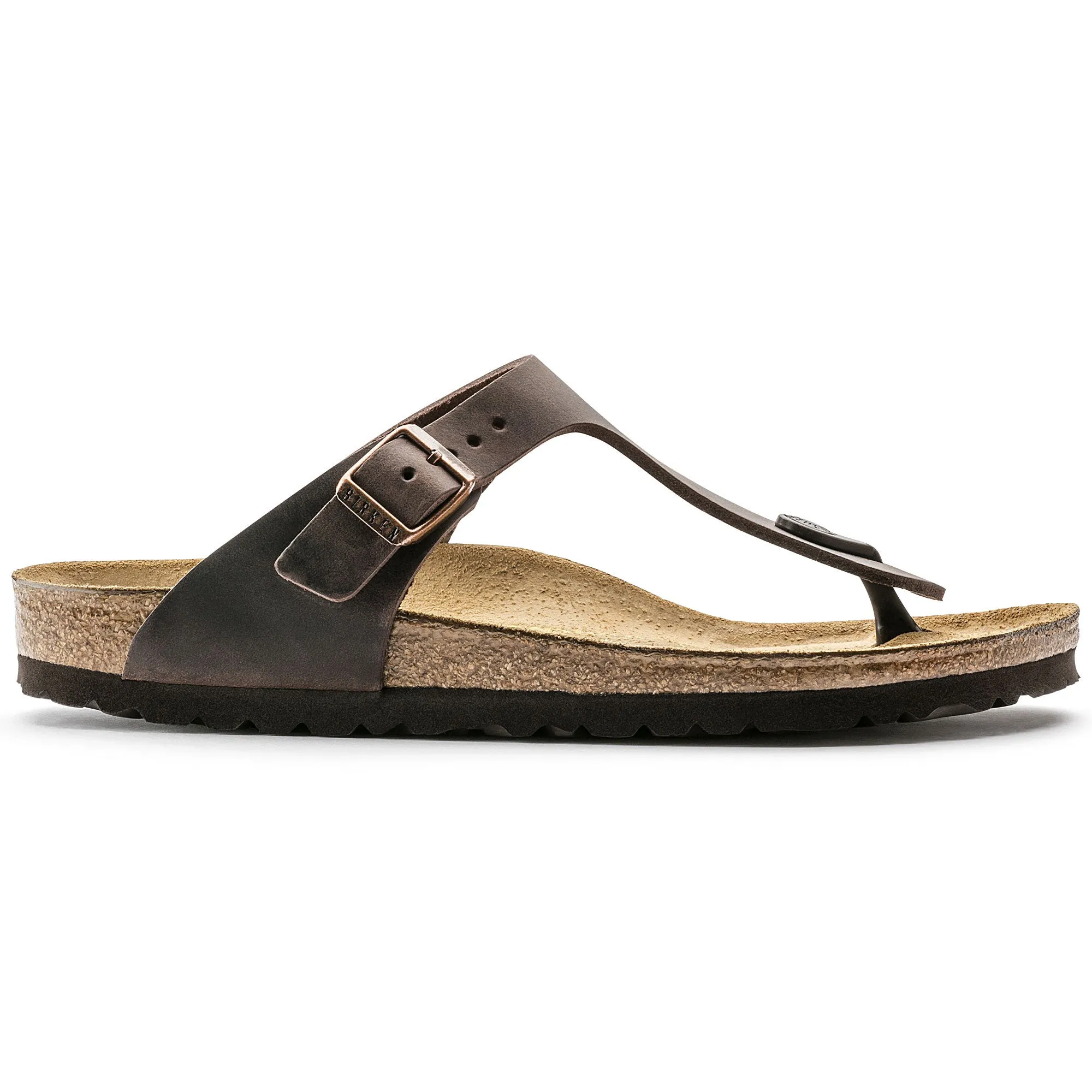 Birkenstock Gizeh NU Oiled Habana Narrow 743833