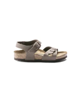 Birkenstock Kids Rio BirkiBuc Mocca Sandals