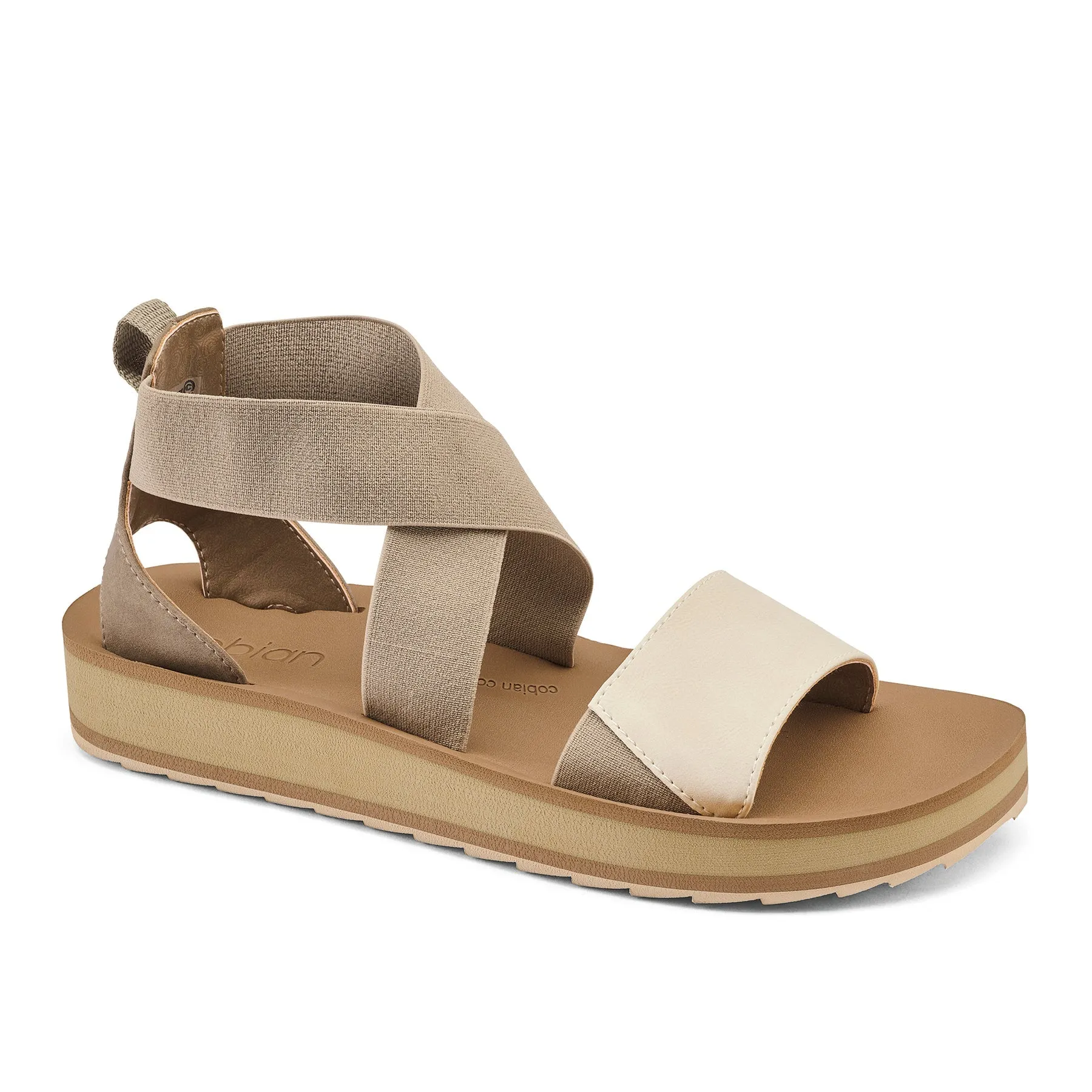 Cobian Women's Roma Rise Sandal - Taupe ROA24-240