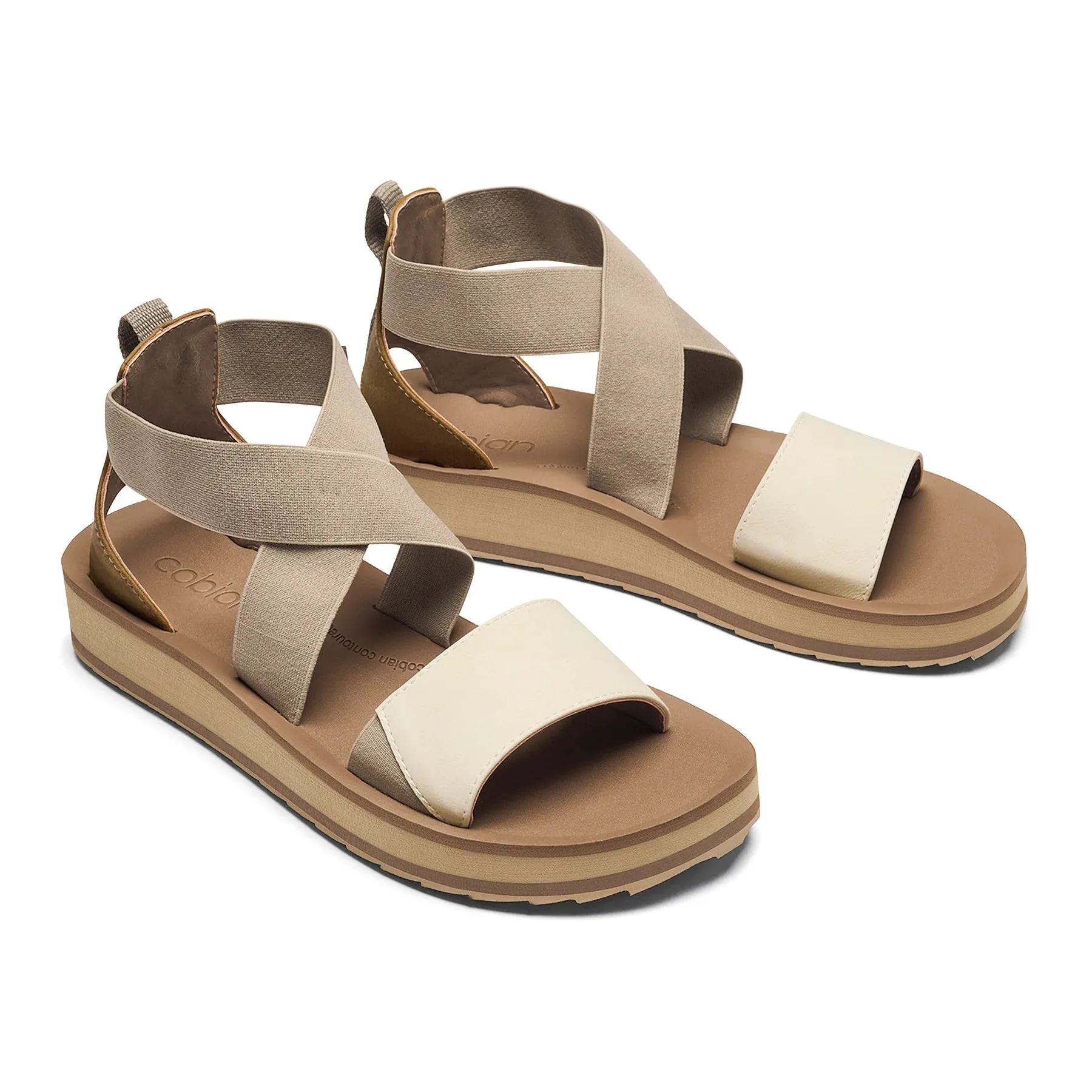 Cobian Women's Roma Rise Sandal - Taupe ROA24-240