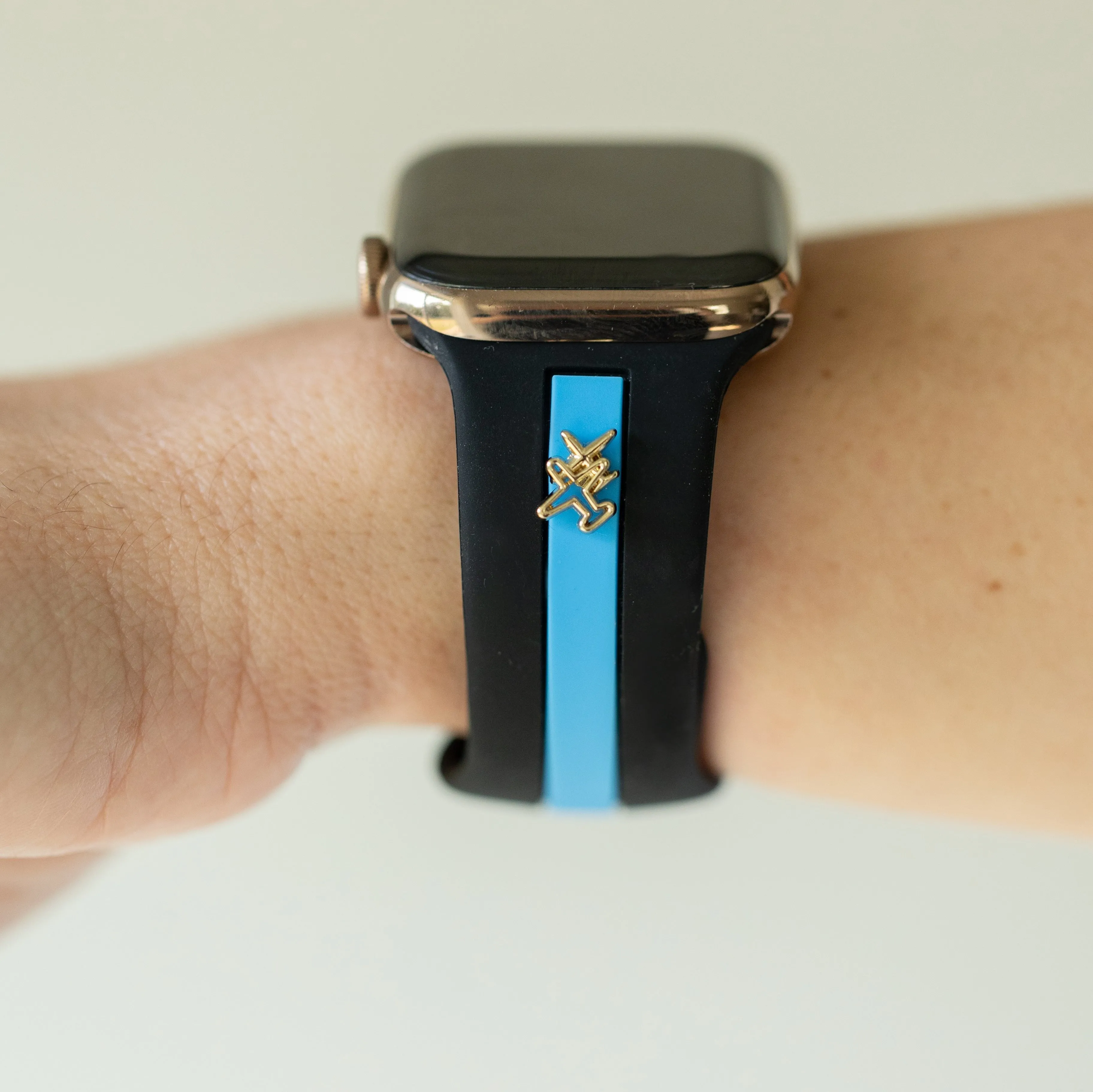 Come Fly With Me✈️ Black & Blue Smart Watch Band