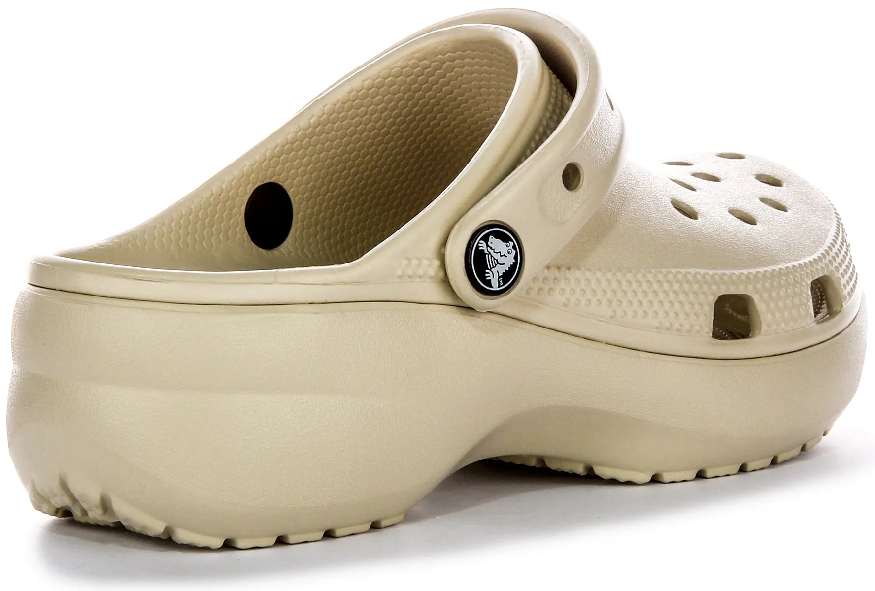 Crocs Classic Platform In Bone