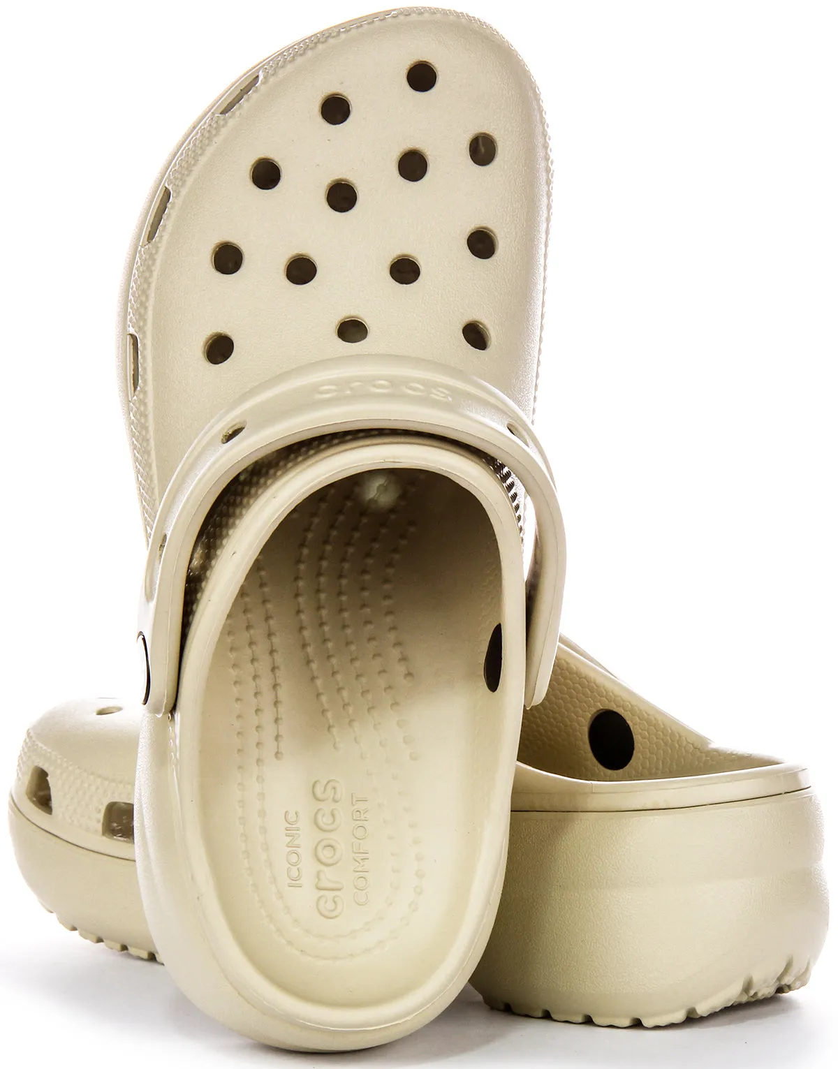 Crocs Classic Platform In Bone