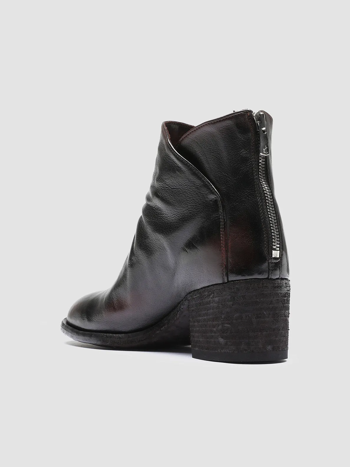 DENNER 100 - Black Leather Ankle Boots