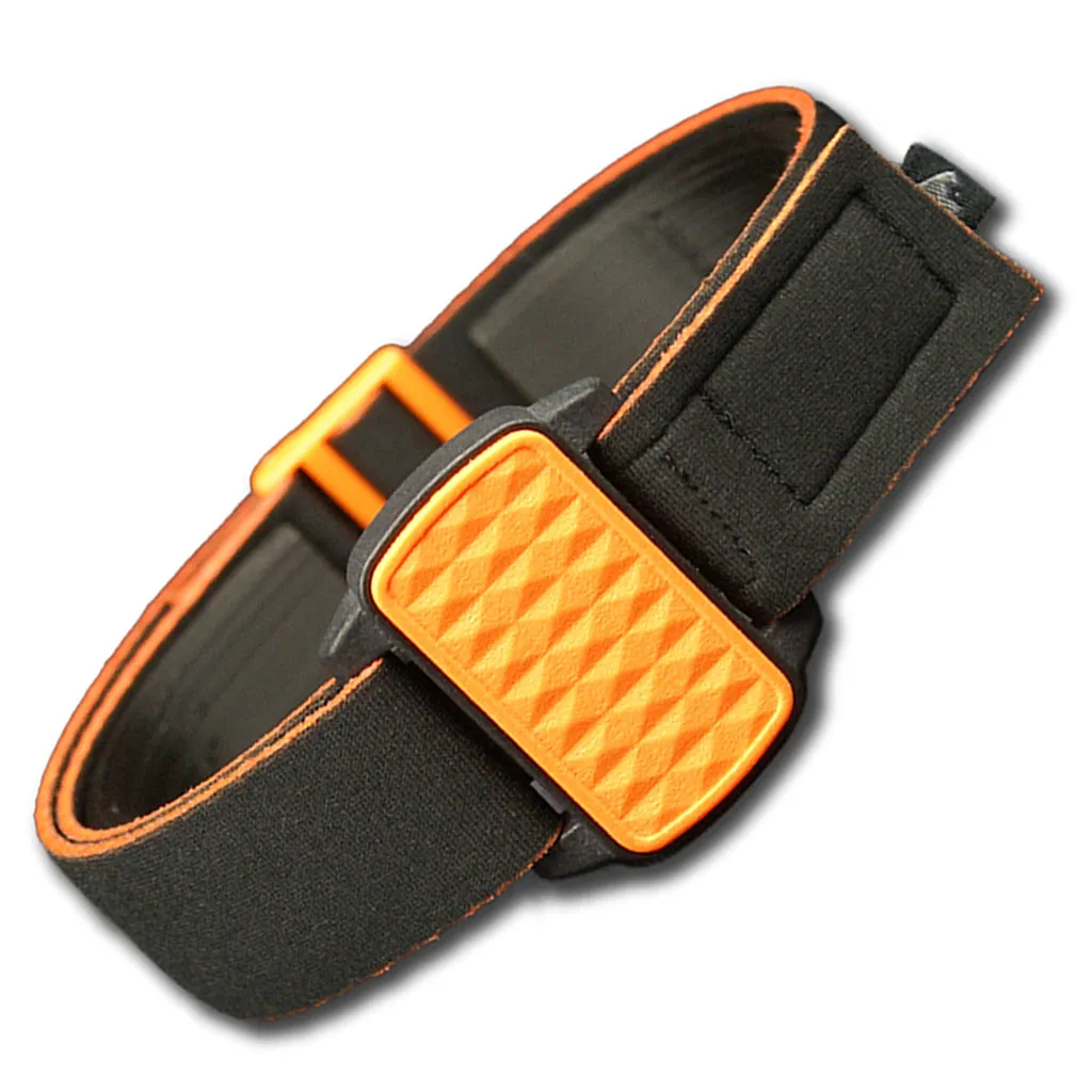 Dexcom G6/ONE CGM Sports & Swim Armband Cover - Orange Pyramids Dexband