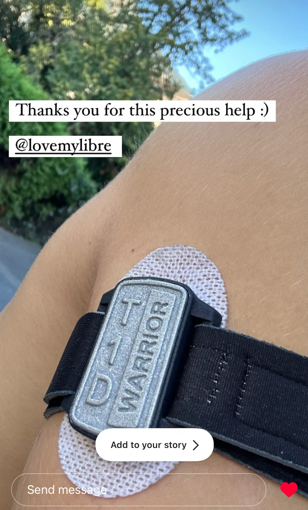 Dexcom G6/ONE CGM Sports & Swim Armband Cover - Pewter T1D Warrior