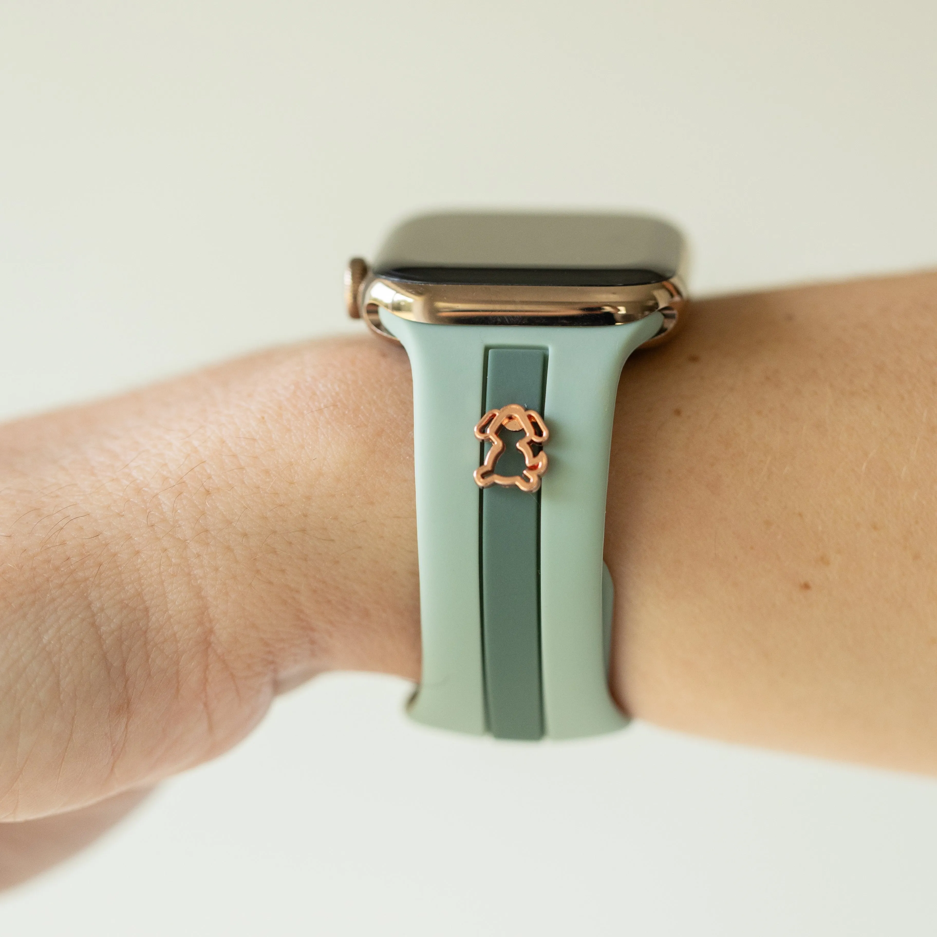 Dog Gone Love🐾 Dusty Blue & Green Smart Watch Band