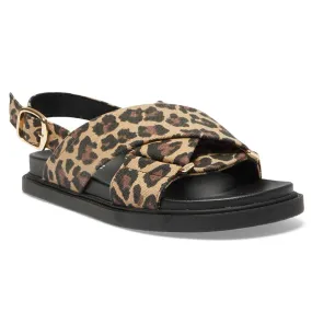 Fabian Sandal in Animal Fabric