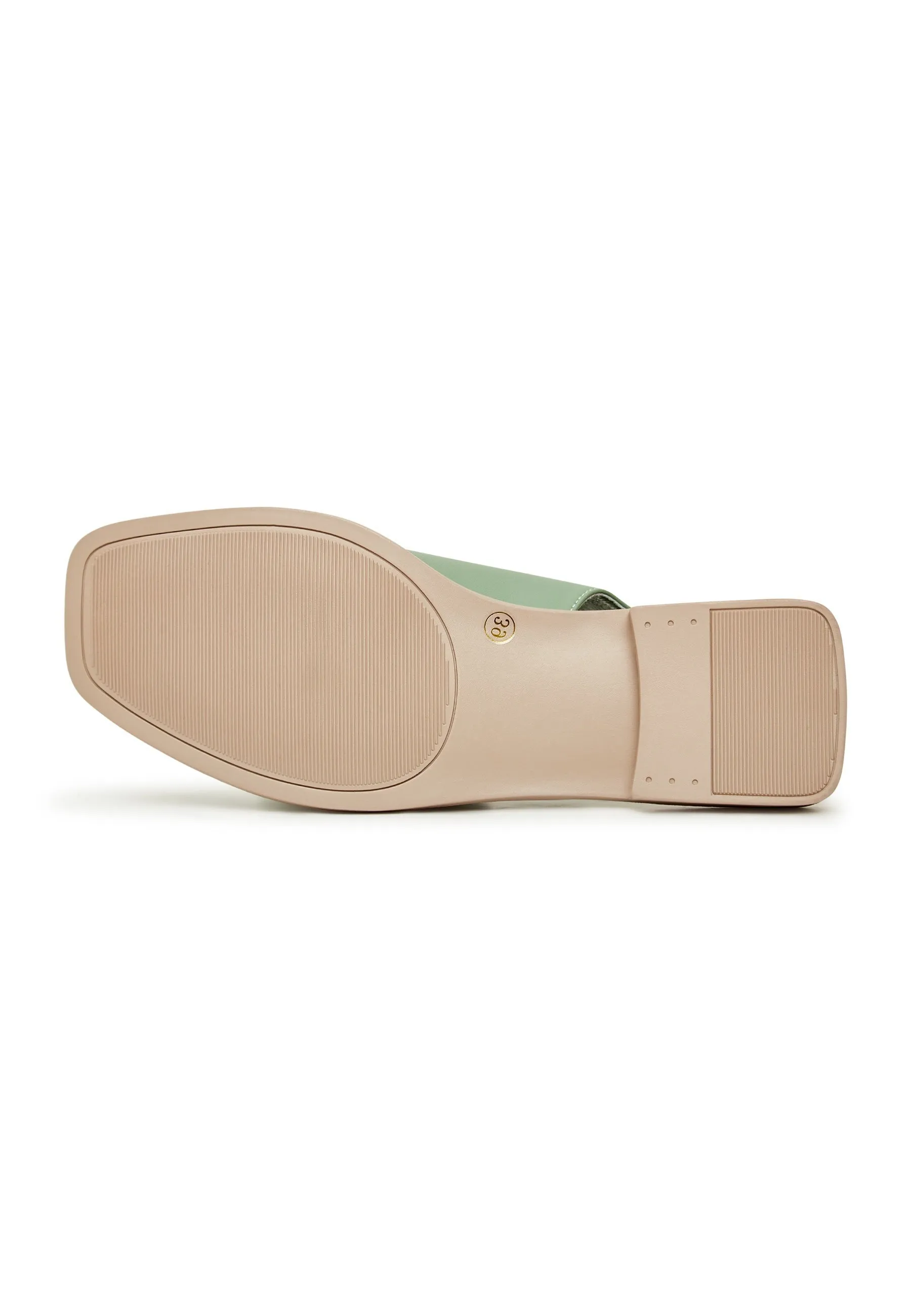 Flat Sole Sandals - Mint