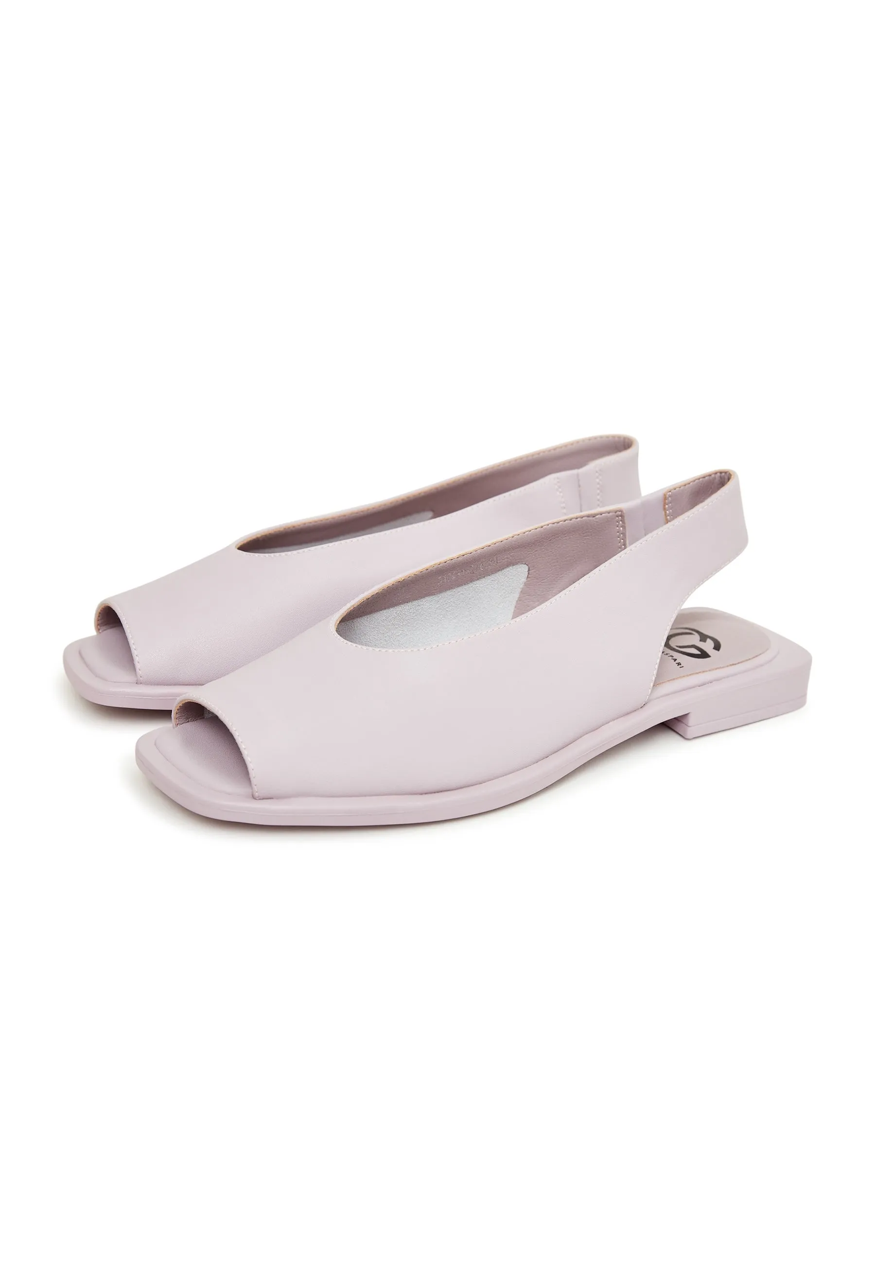 Flat Sole Sandals - Violet