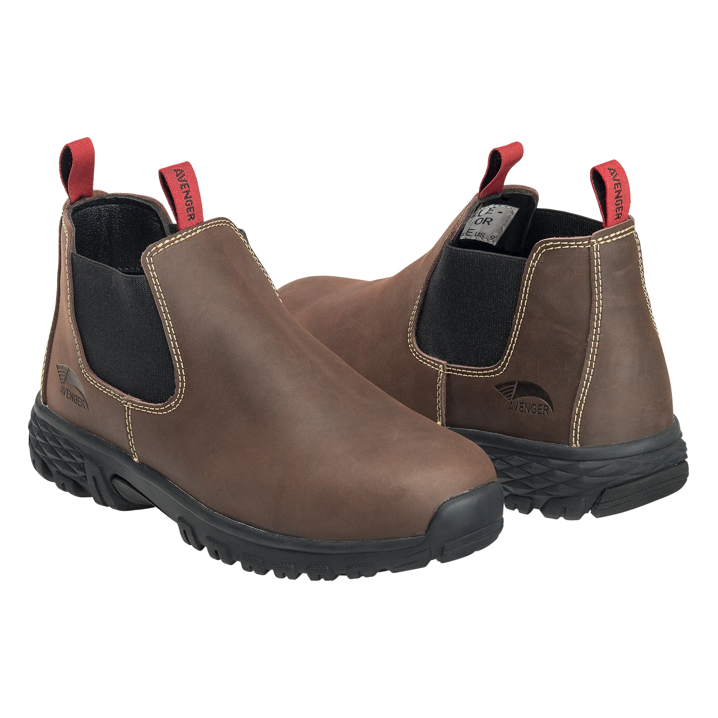 Flight Brown Alloy Toe SD10 Romeo Work Shoe