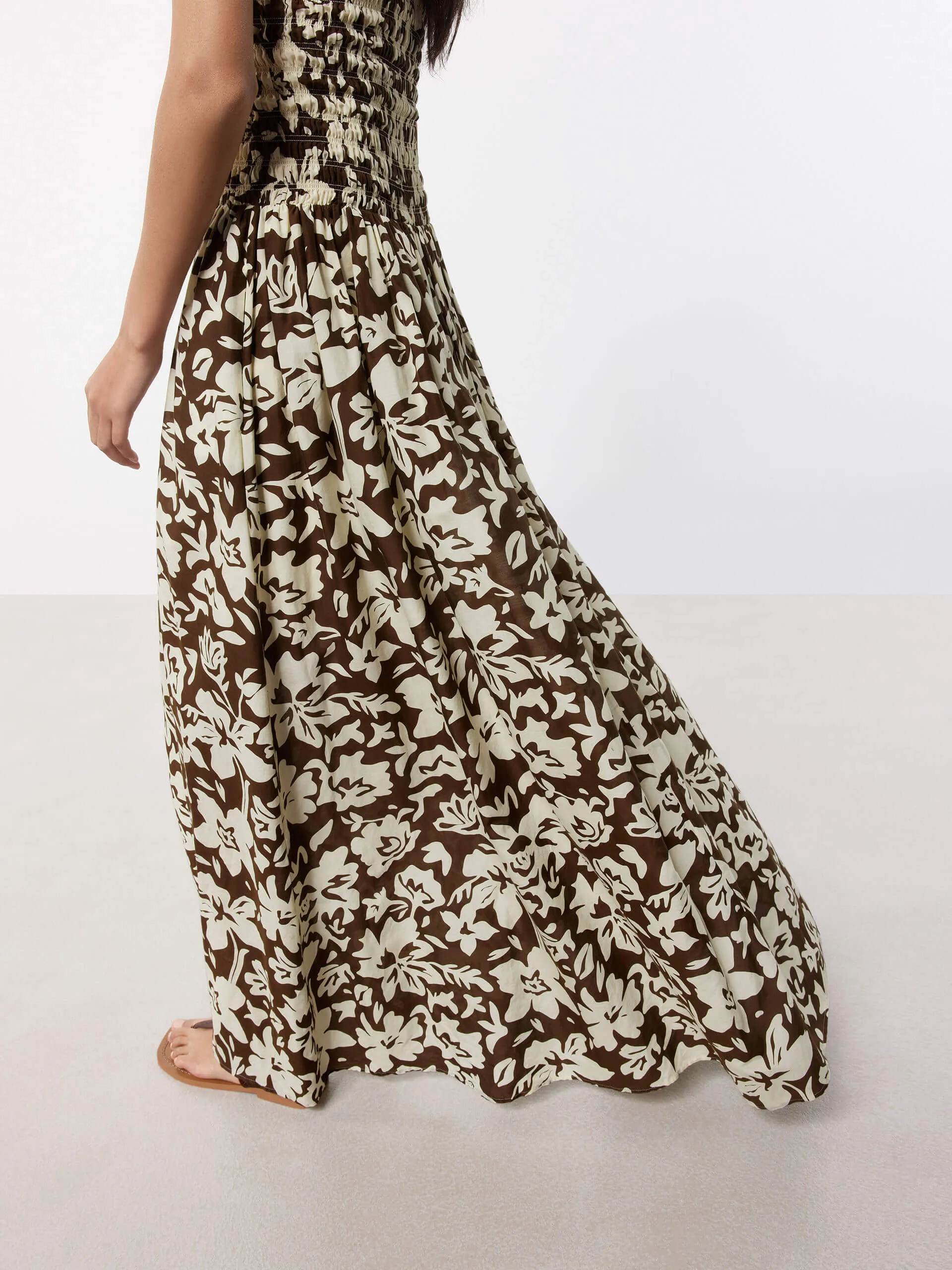 Floral Print Maxi Cami Dress