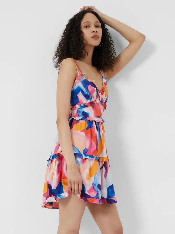 French Connection ISADORA DELPHINE STRAPPY MINI DRESS 71SOL