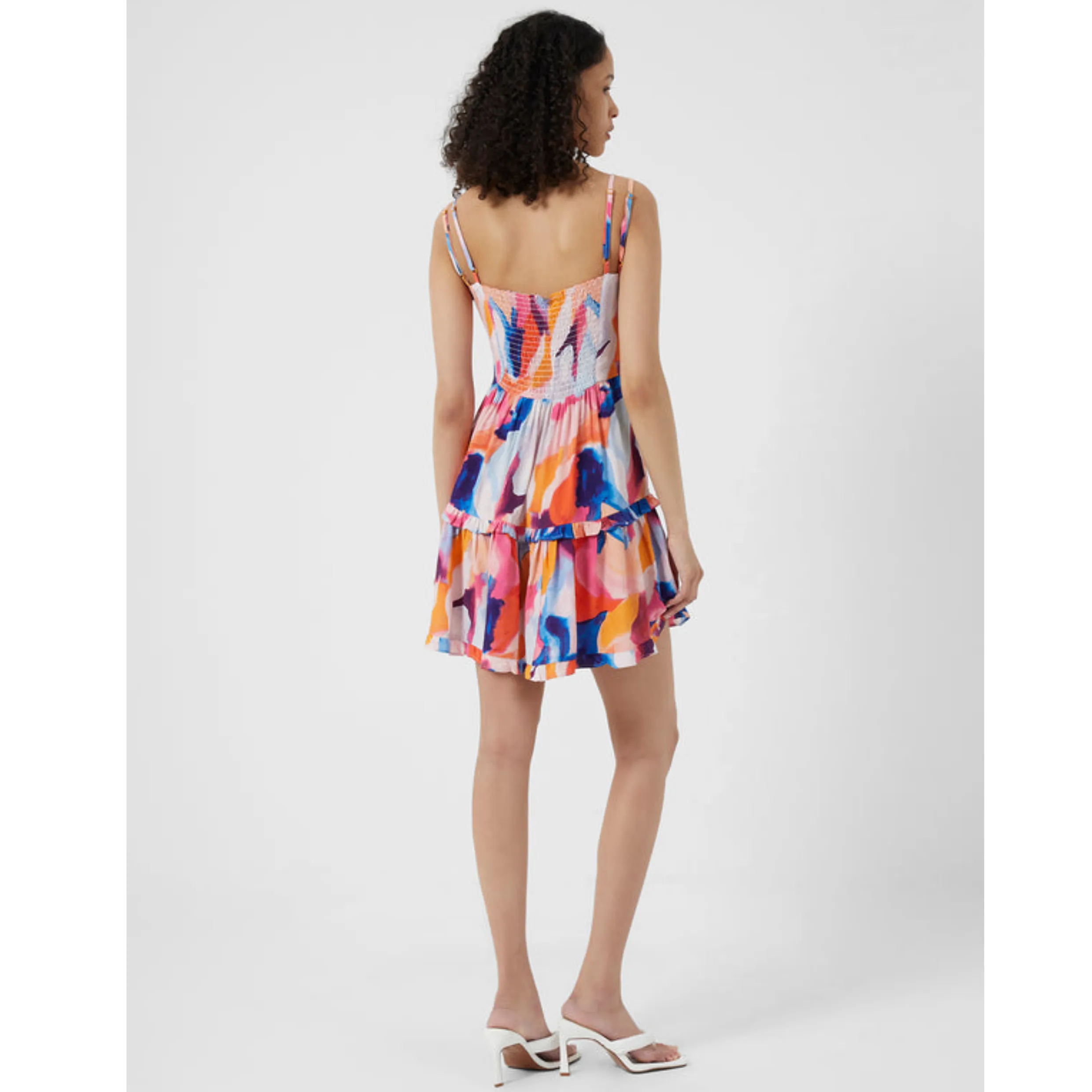 French Connection ISADORA DELPHINE STRAPPY MINI DRESS 71SOL