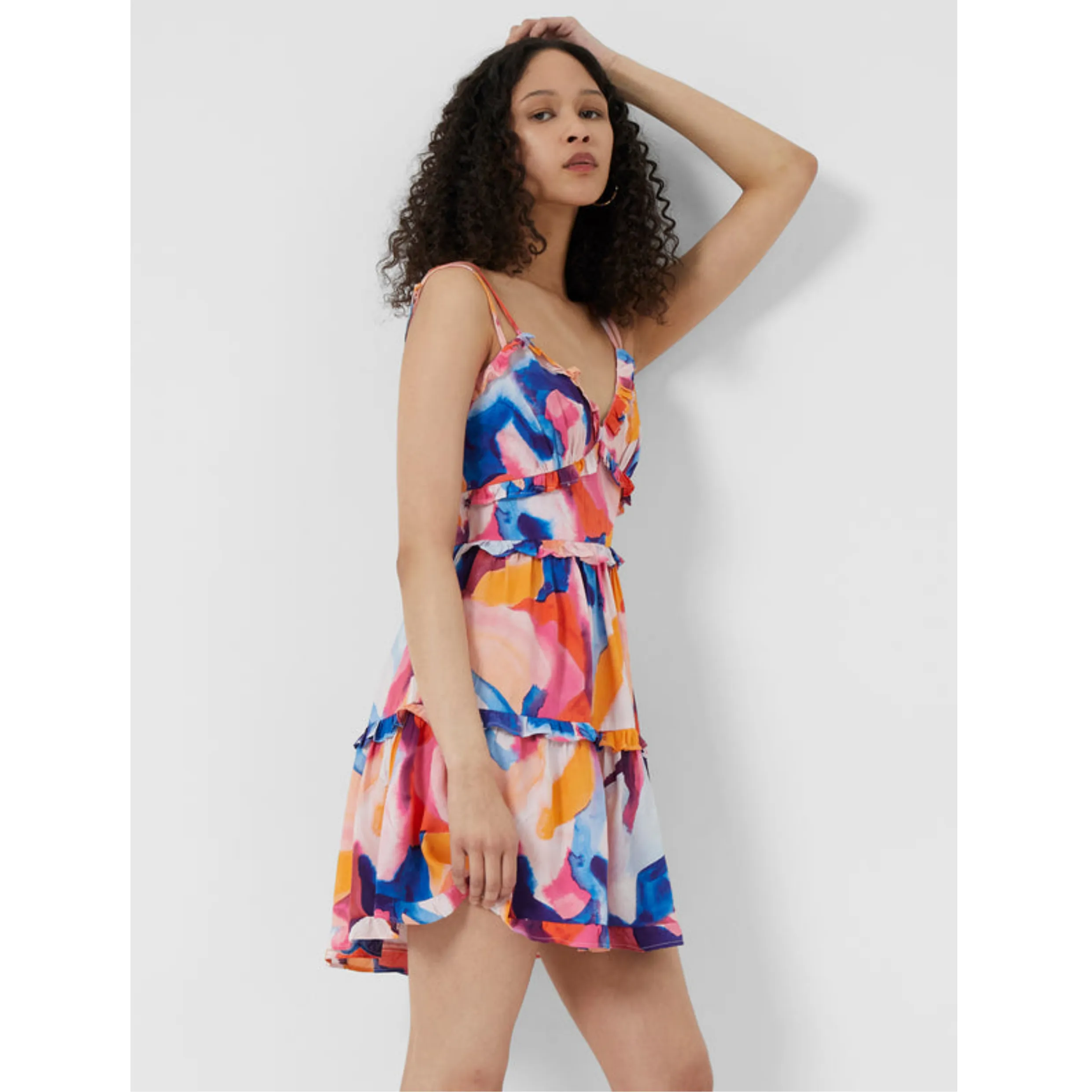 French Connection ISADORA DELPHINE STRAPPY MINI DRESS 71SOL