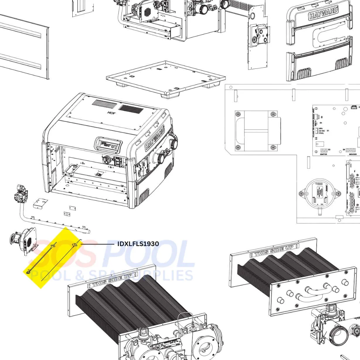 Hayward Flame Sensor For Universal H-Series Induced Draft & Gas Heaters | IDXLFLS1930