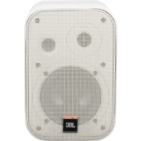 JBL C1PRO-WH Compact Loudspeaker (Pair, White) - 5"