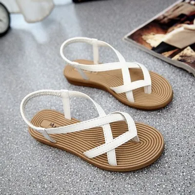 Joskaa  2024 Woman Summer Shoes Sandals Luxury Flat Gladiator Mujer Gladiator Korean Beach Slides Designer Flip Flops