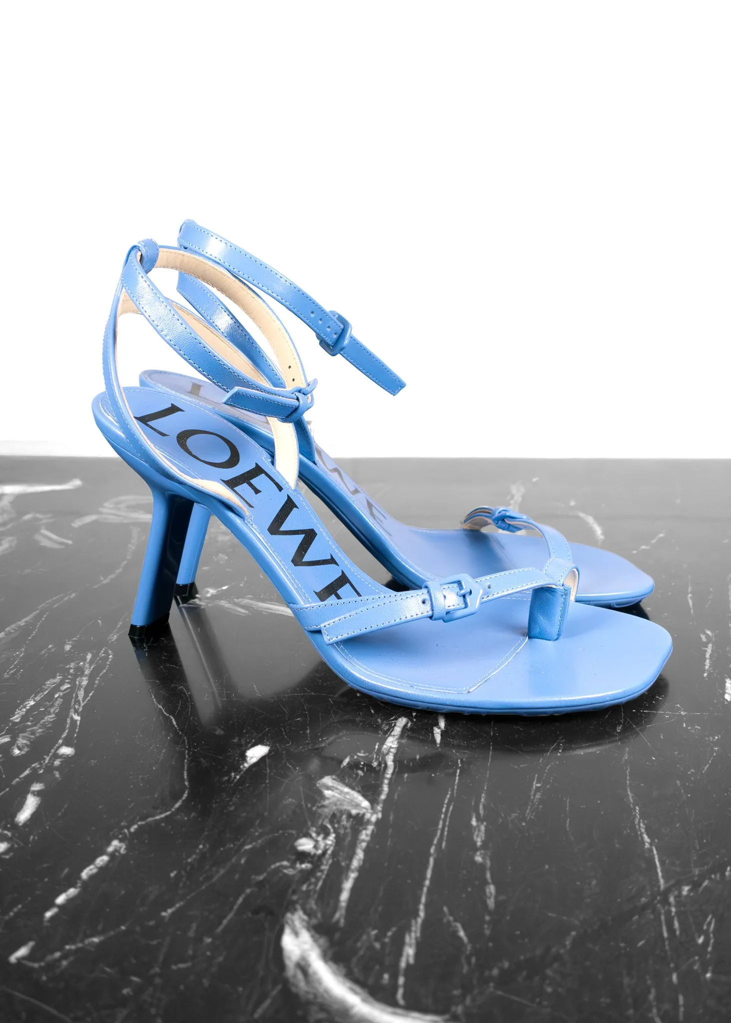 Loewe Petal Leather Sandals