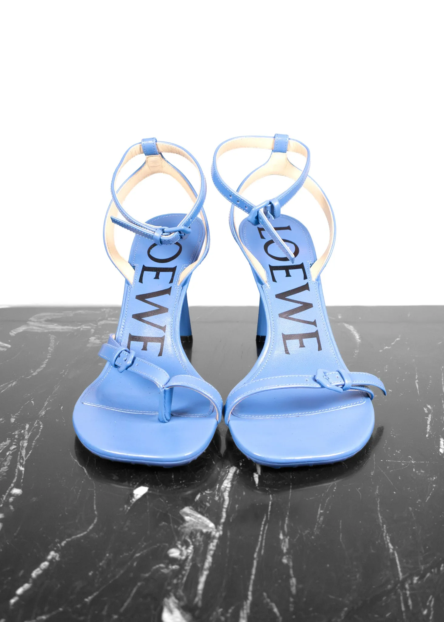 Loewe Petal Leather Sandals