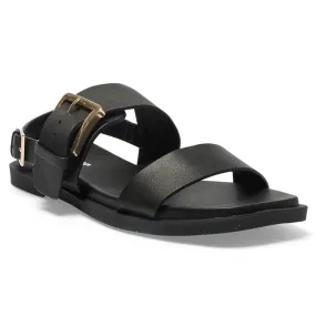 Meadow Sandal in Black Leather