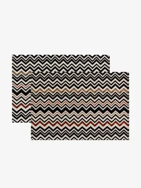 Missoni Zigzag-Print Two-Piece Placemat Set