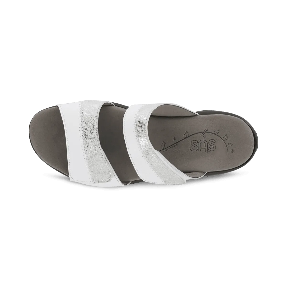 Nudu Slide White / Silver