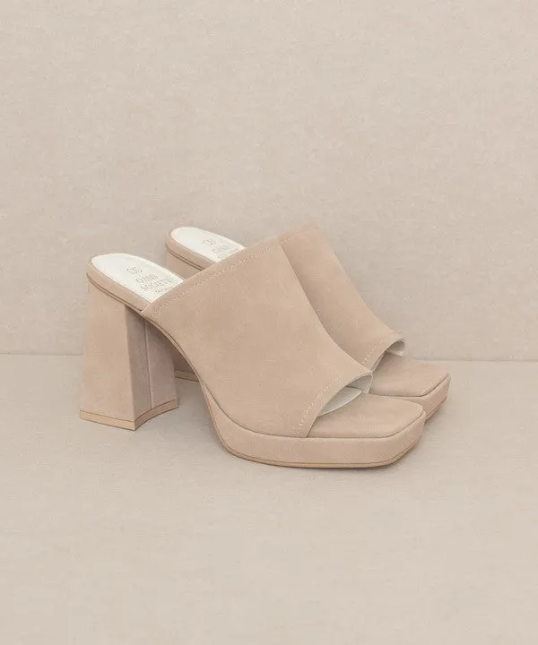 OASIS SOCIETY Vivienne - Slip On Platform Heels