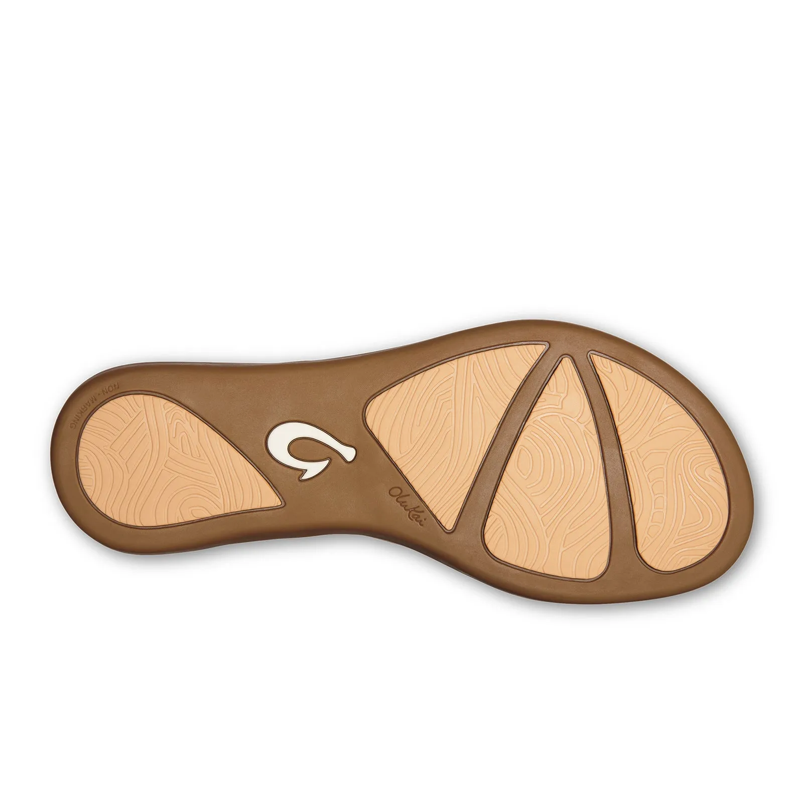 OluKai Honu Sandal (Women) - Bright White/Golden Sand