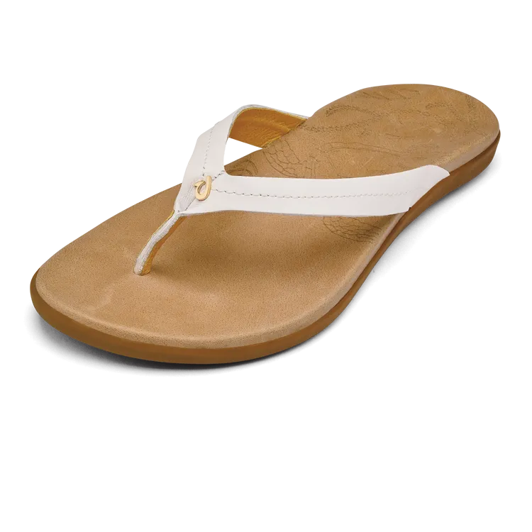 Olukai W Honu BRIGHT WHT / GOLDEN SAND