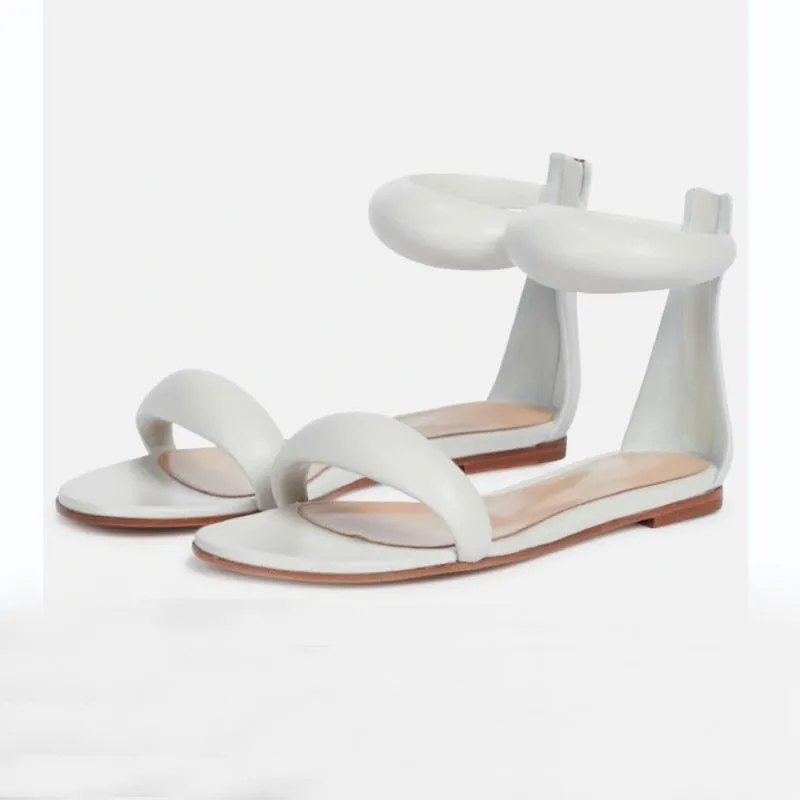 Padded Strap Flat Sandals