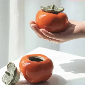 Persimmon Condiment Jars - Set of 2