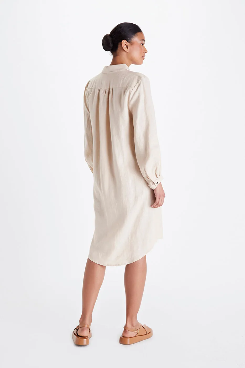 Petra Shirt Dress - Linen