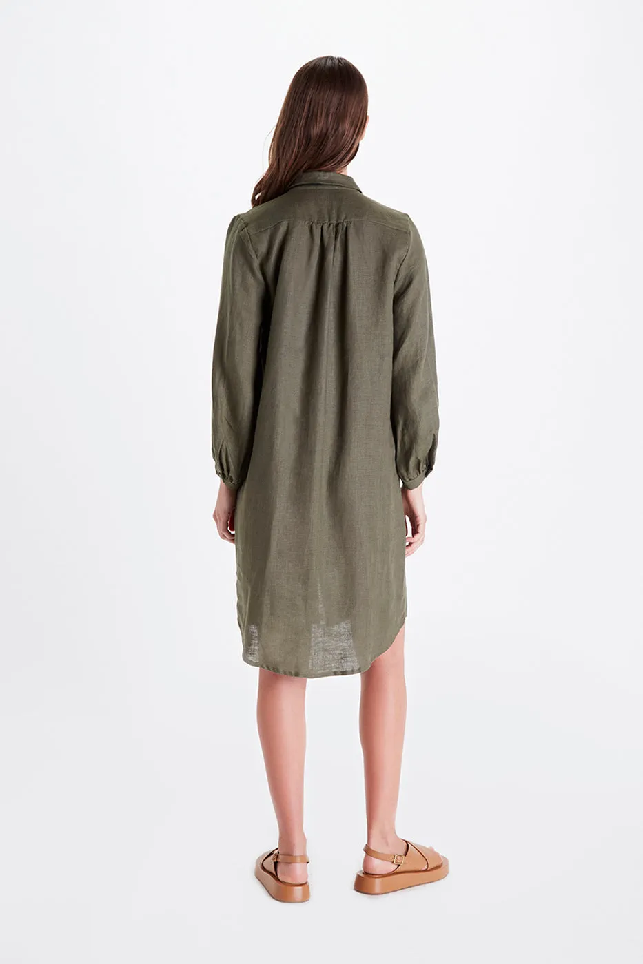 Petra Shirt Dress - Linen