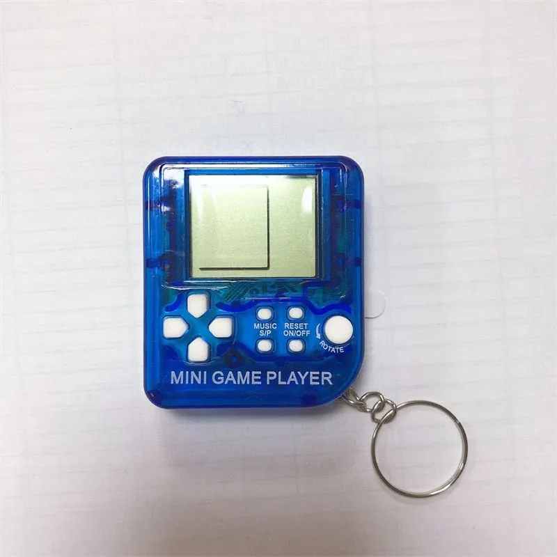 Pocket Mini Classic Game Machine Keychain Children's Handheld Retro Nostalgic Game Console With Keyring Video Game 26 Games Gift