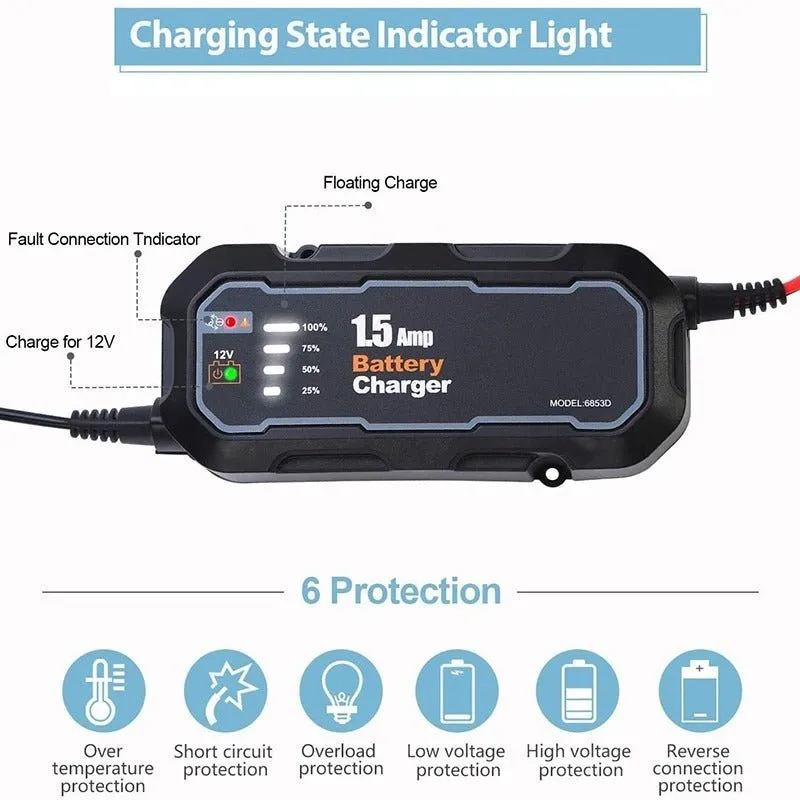 Portable Car Battery Charger - 12 Volt