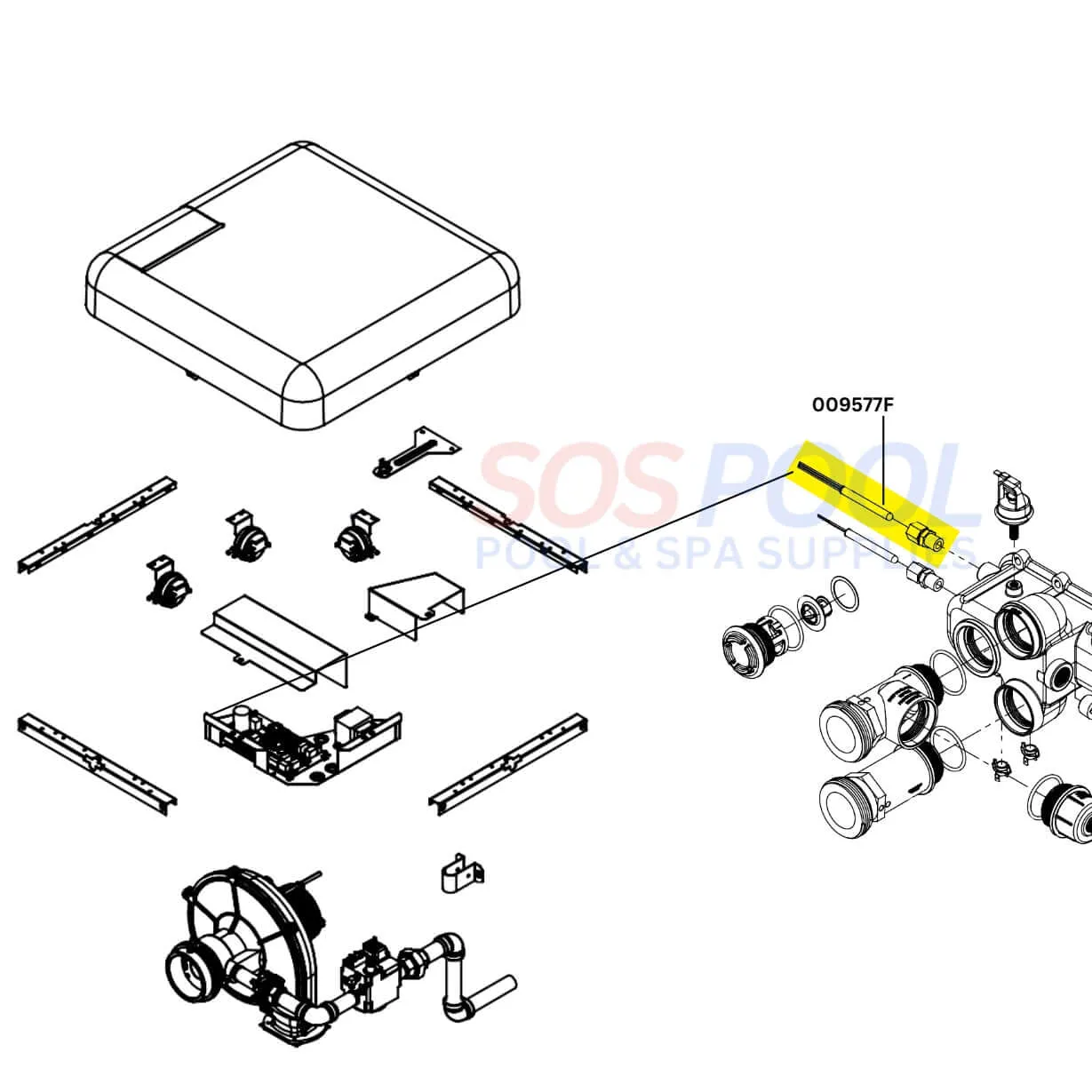 Raypak Temperature Sensor IID Units For AVIA Heaters | 009577F