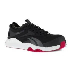 Reebok Hiit Tr Athletic Work Shoe Men's Composite Toe Rb4080 In Black And Red