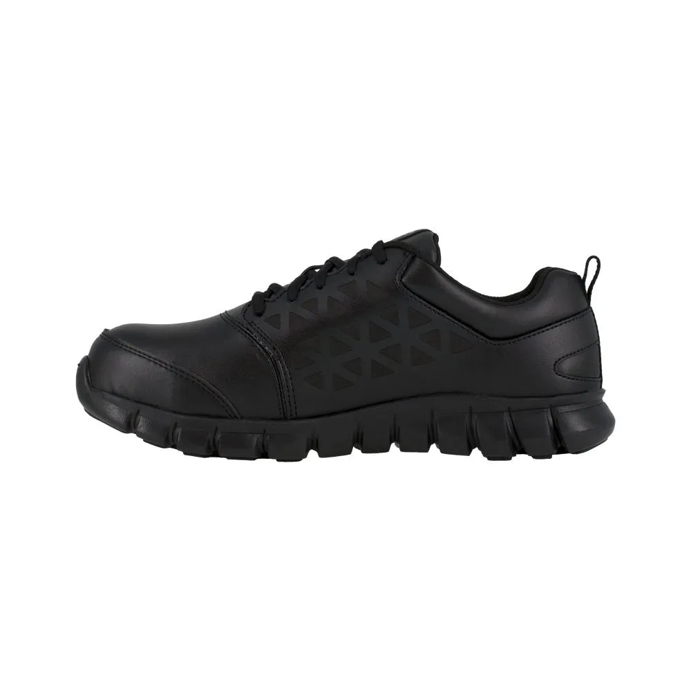 Reebok Sublite Cushion Athletic Work Shoe With Cushguard Internal Met Guard Women's Alloy Toe Rb460 In Black