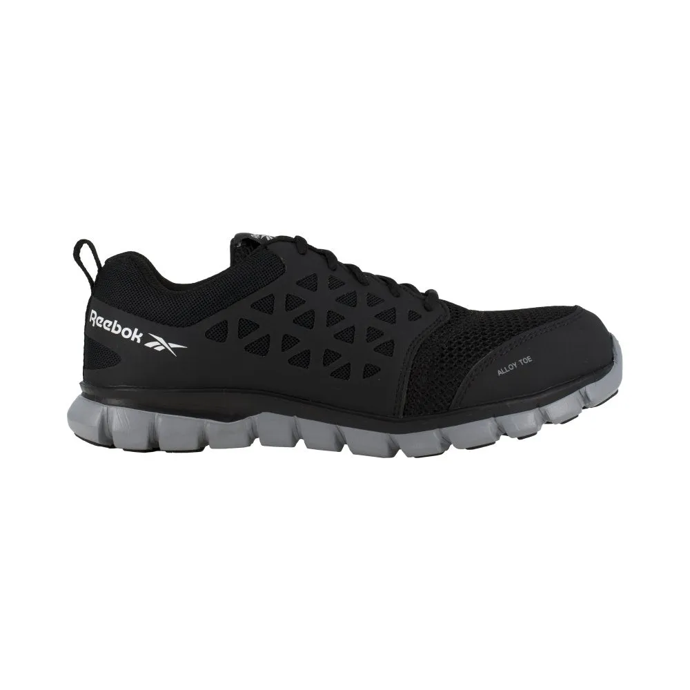 Reebok Sublite Cushion Athletic Work Shoe Women's Composite Toe Ib041 In Black