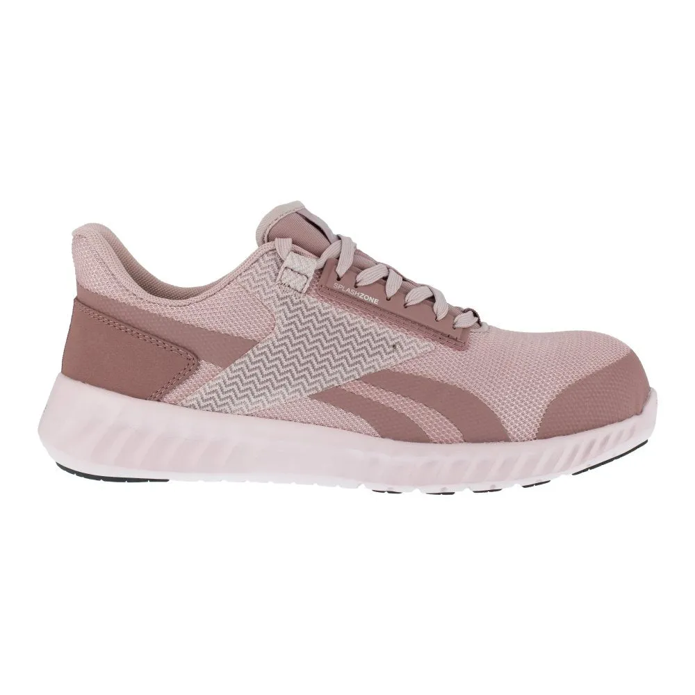 Reebok Sublite Legend Athletic Work Shoe Women's Composite Toe Rb212 In Rose Gold